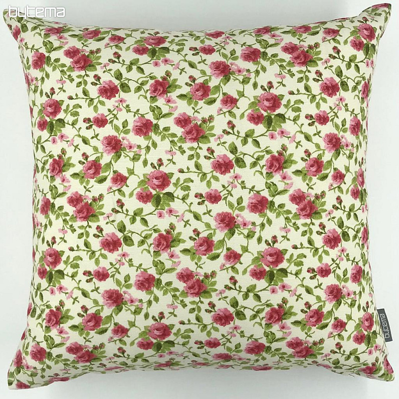 Funda decorativa LAURA pequeña flor rosa