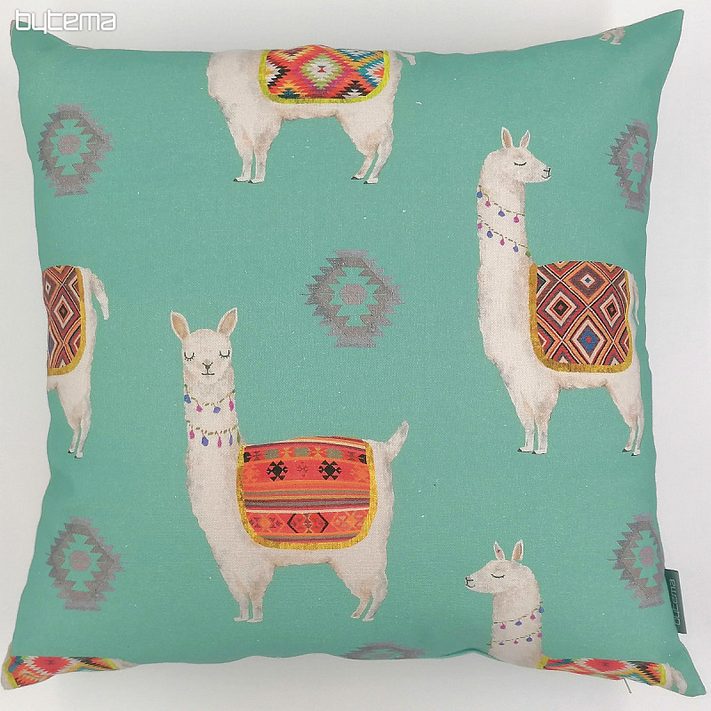 Funda de almohada decorativa llama