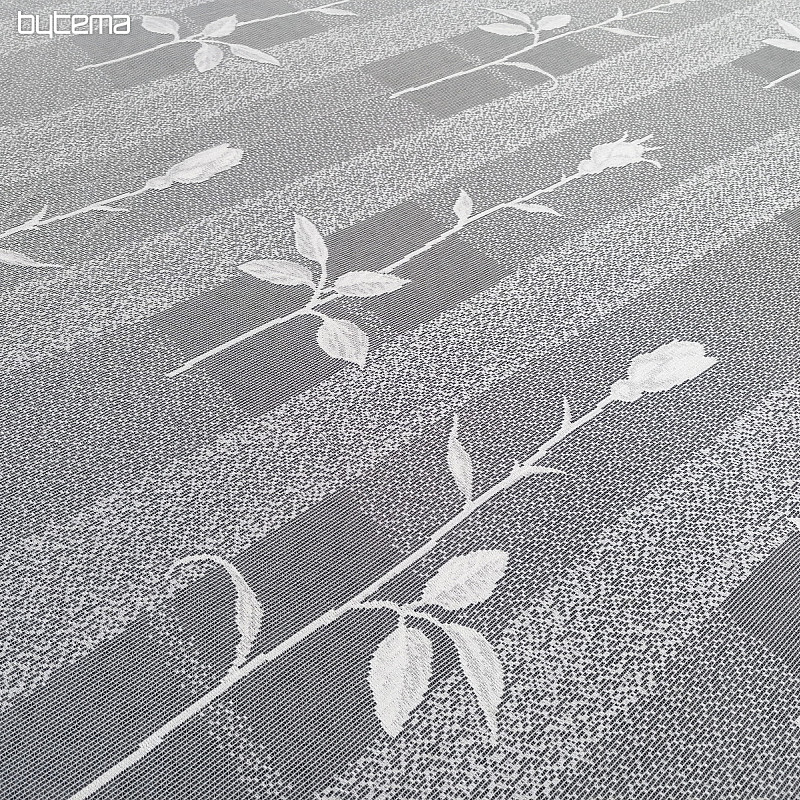 Cortina jacquard 300 cm tulipanes