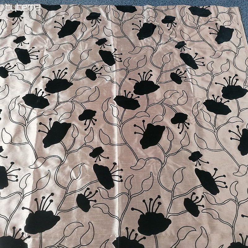 Cortina decorativa Symphonie marrón 144x245 cm