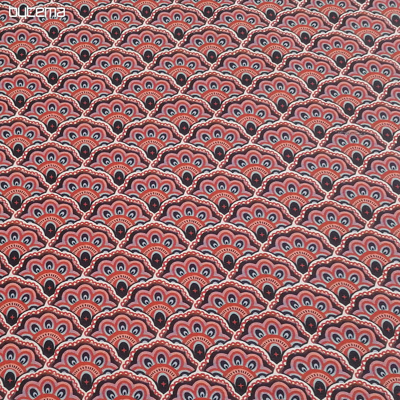 Tela decorativa VARANASI-K Naranja