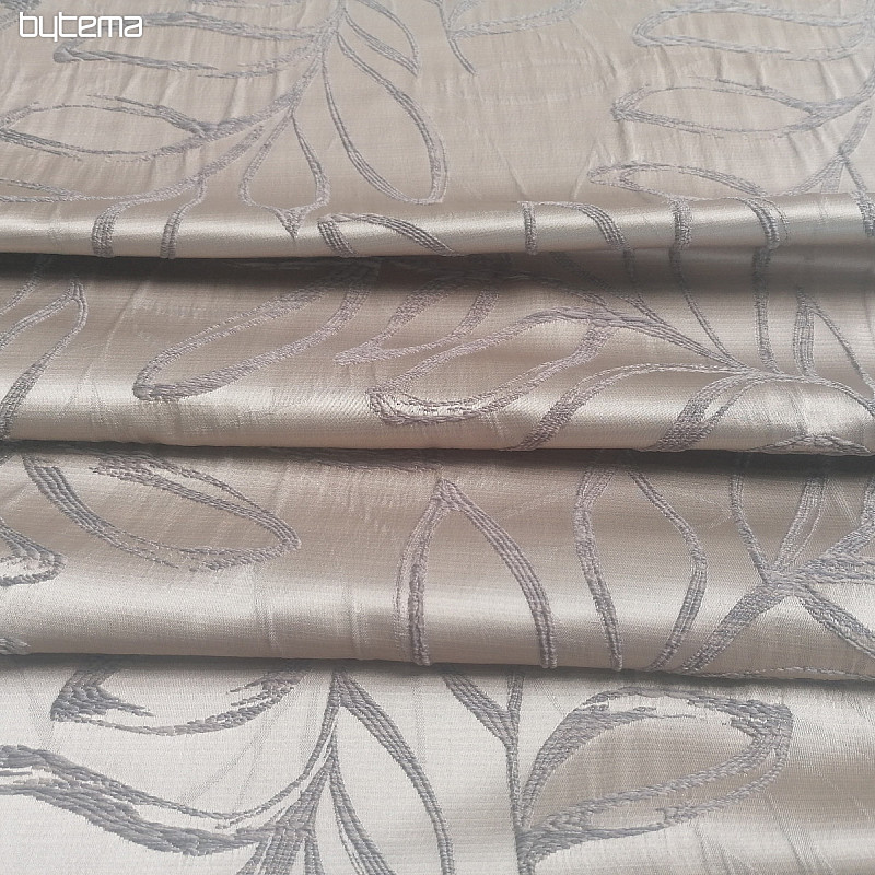 Tela decorativa SALVIA 79 dorado-beige-gris