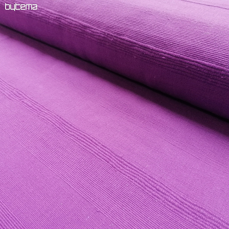 Tela lisa de algodón KARUR violeta