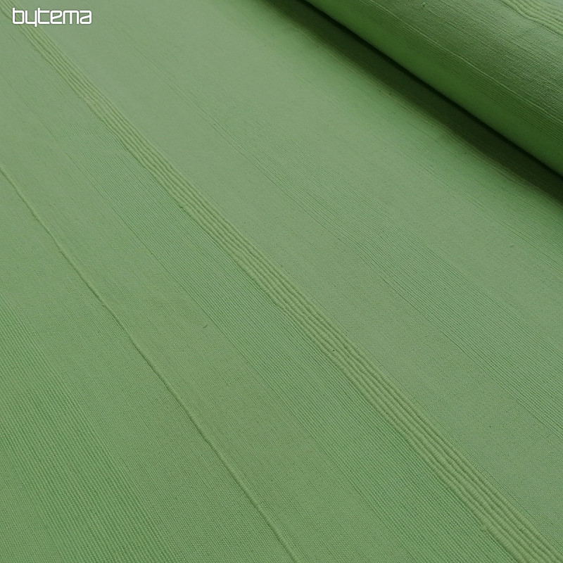 Tela lisa de algodón KARUR verde