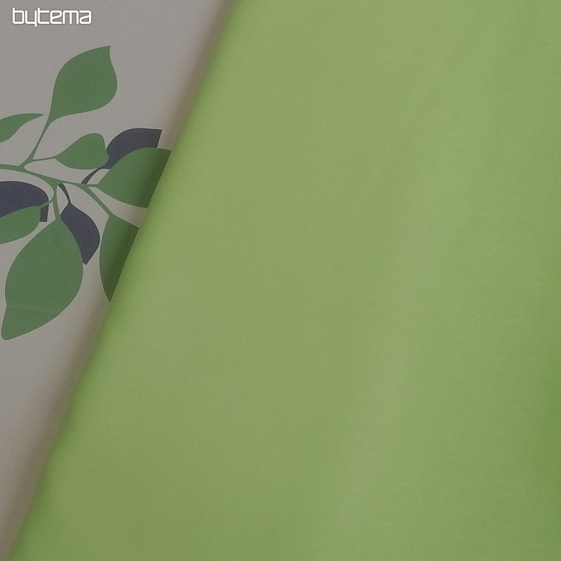 Tela decorativa BLACK OUT UNI verde 150 cm