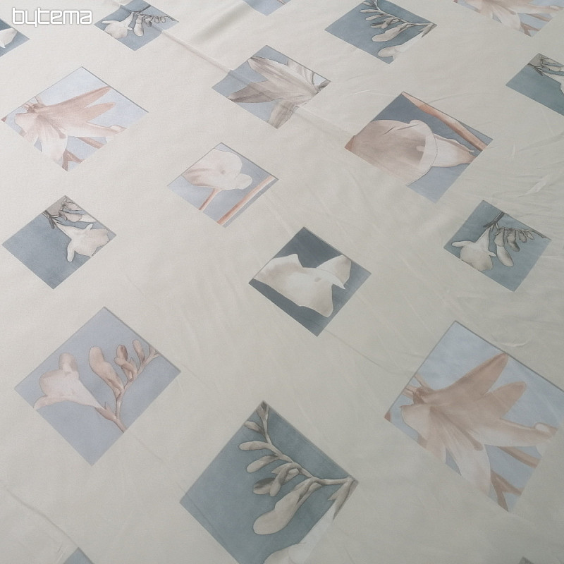 Tela decorativa Beige con flores