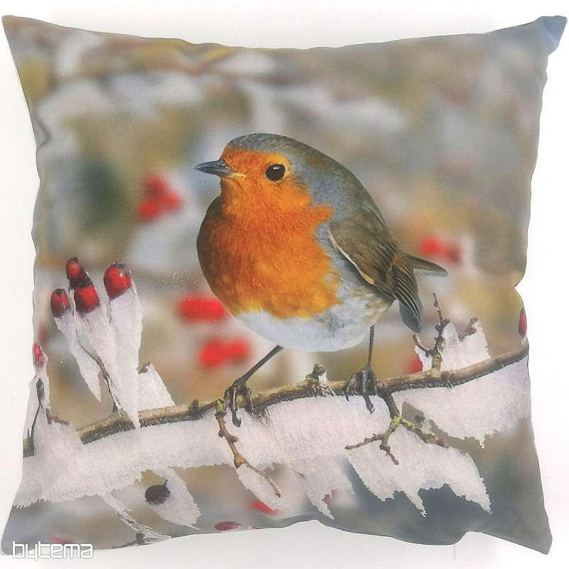 Cubierta decorativa navideña PÁJARO EN INVIERNO