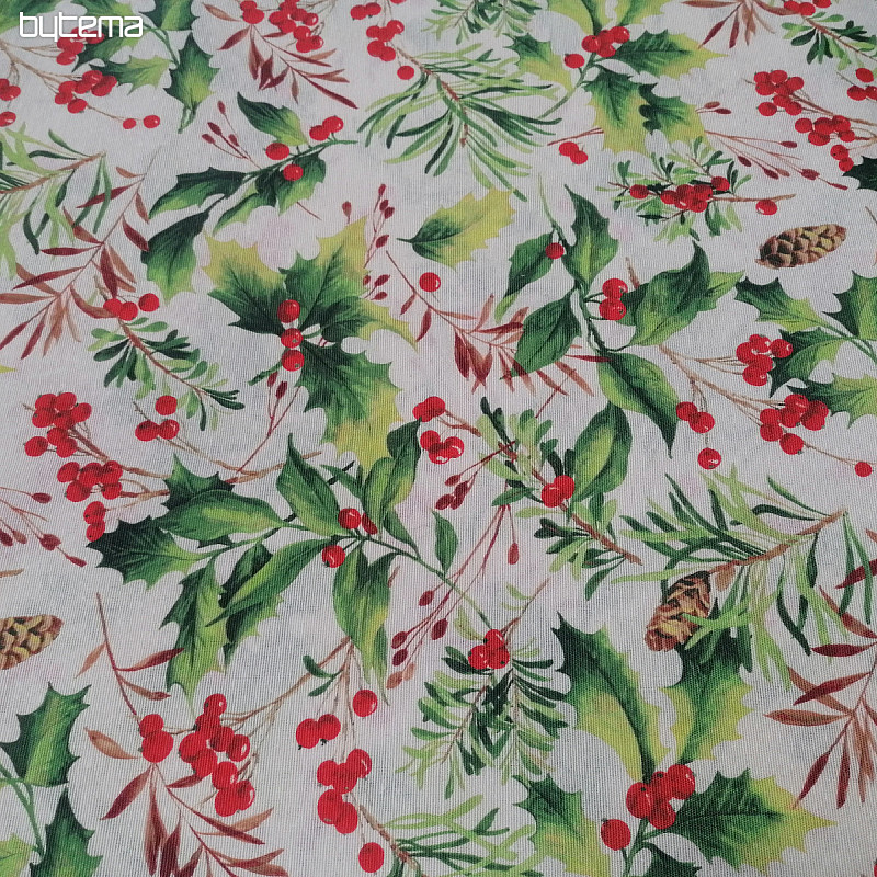 Tela decorativa navideña Holly 3