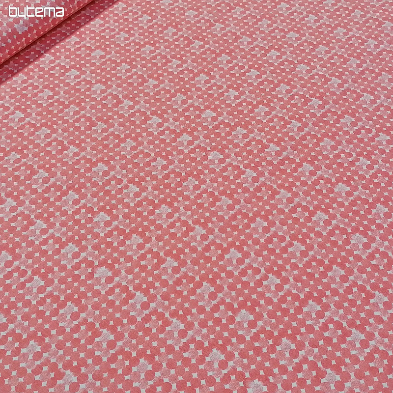 Ruedas de tela de algodón rosa viejo