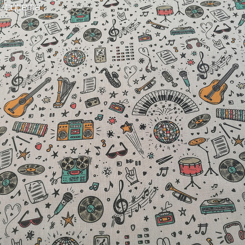 Tela decorativa Música