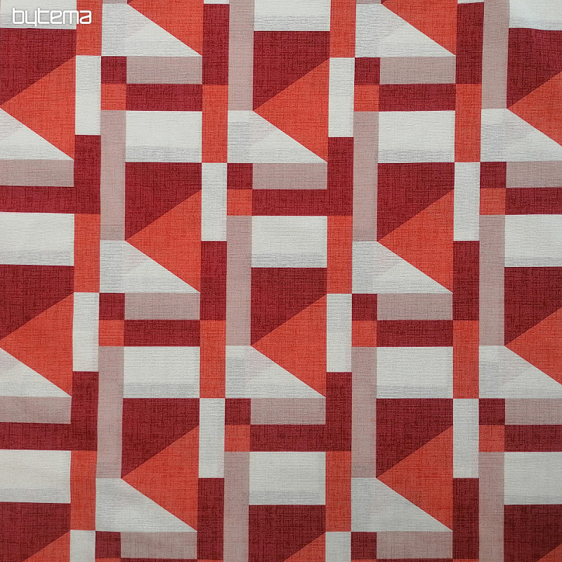 Tela decorativa Geo rojo