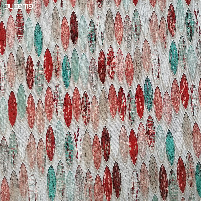 Tela decorativa Surf rojo-turquesa