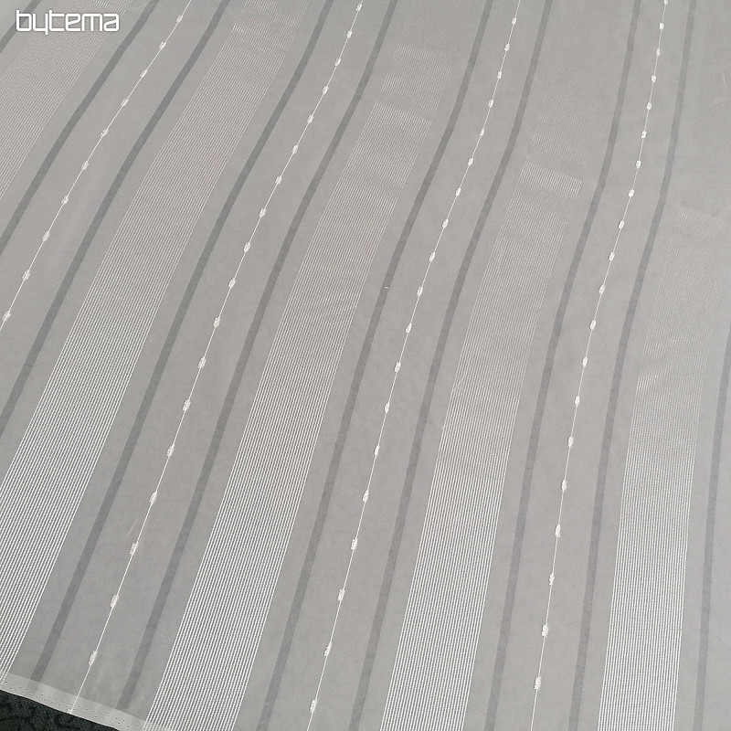 Cortina rayas crema claro con rayas