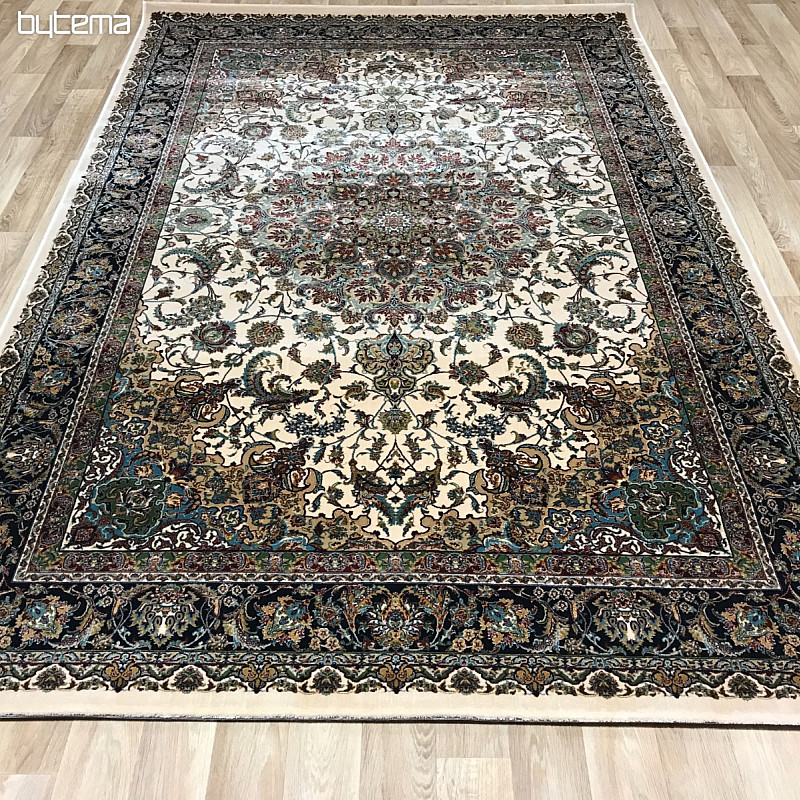 Alfombra acrílica de lujo RAZIA 5503 marrón / blanco