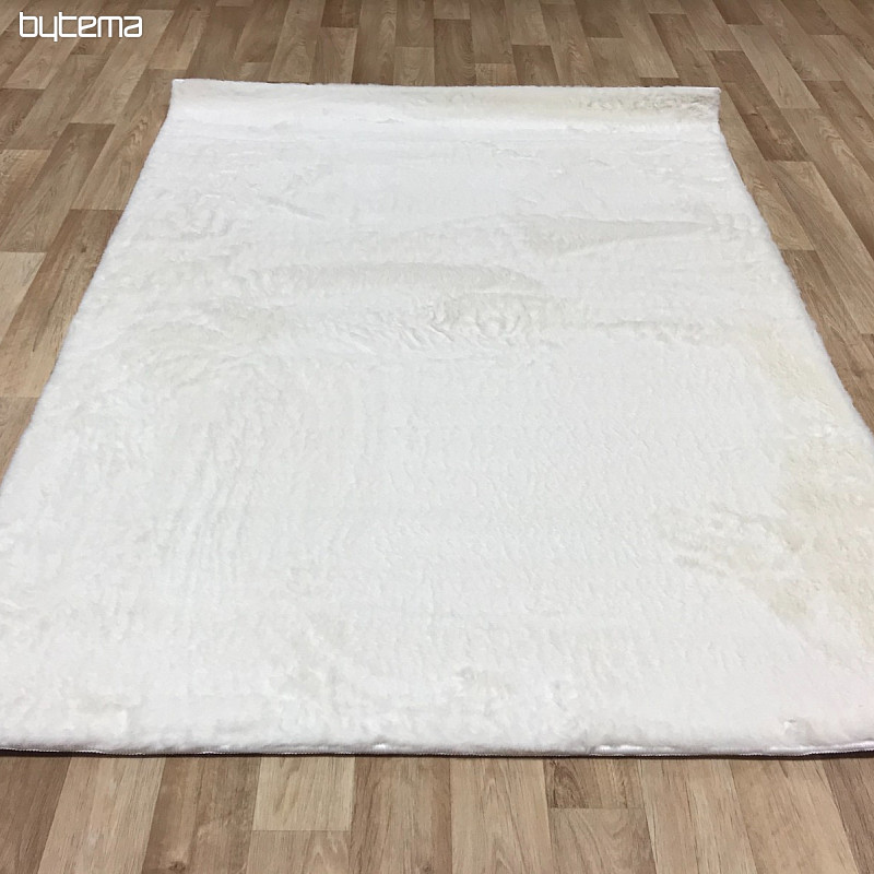 Alfombra pieza de lujo CONEJO NUEVO crema