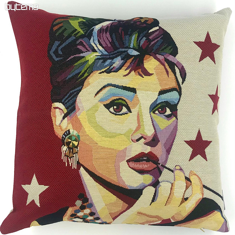 Funda de cojín COMICS Audrey Hepburn Tapiz