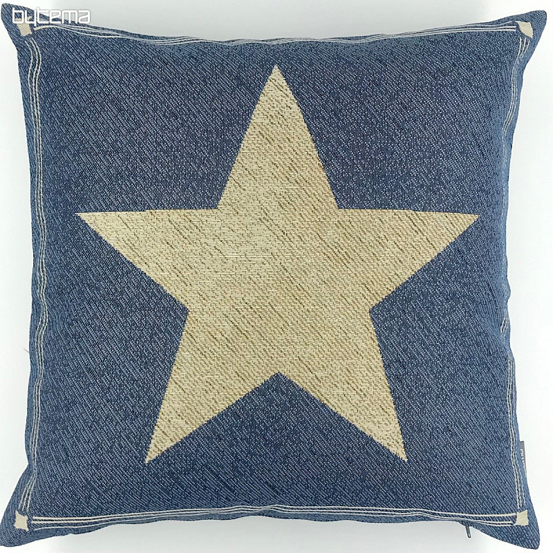 Funda de cojín tapiz ESTRELLA AZUL 1