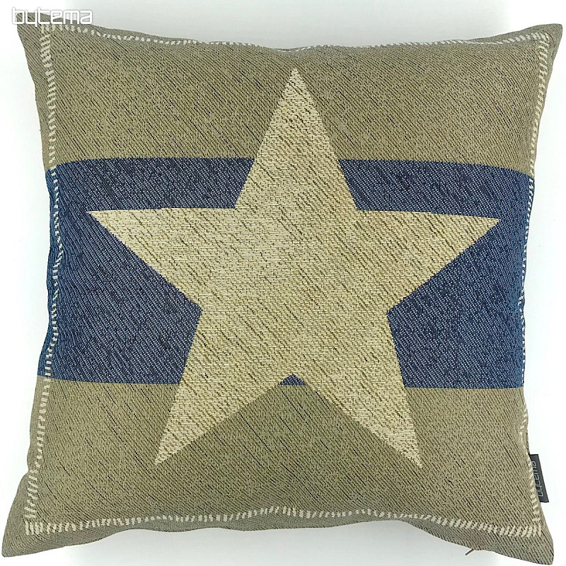 Funda de cojín tapiz ESTRELLA AZUL 2