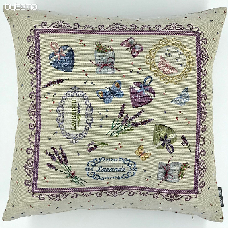 Funda de cojín tapiz Sueño de lavanda