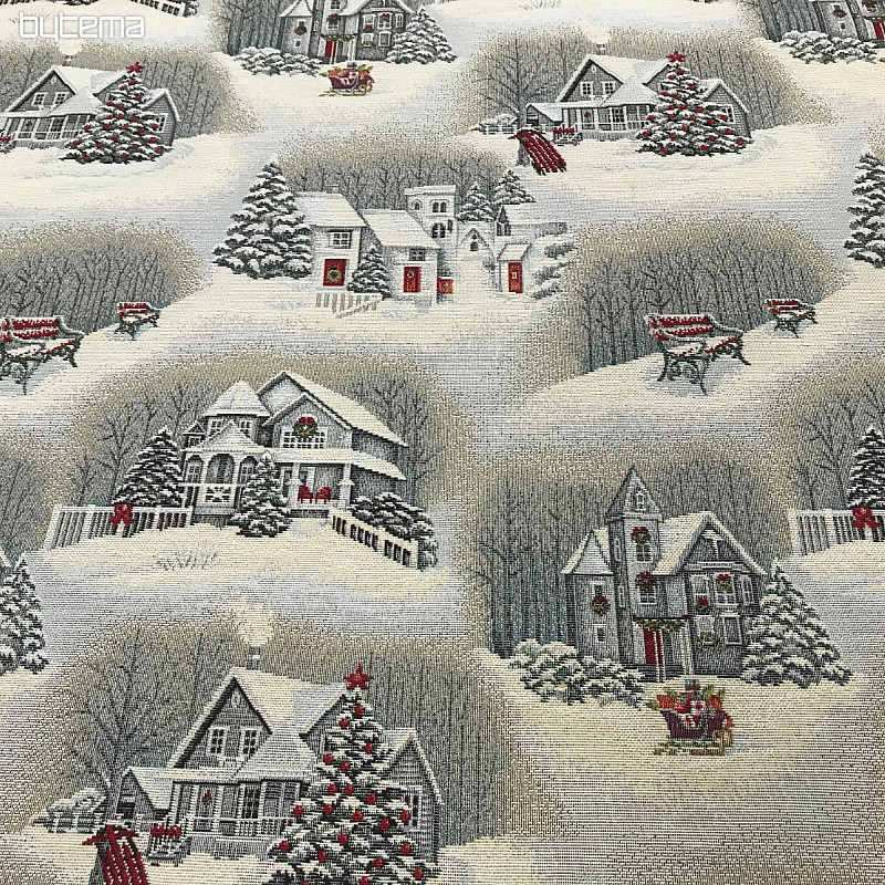 Tela tapiz PAISAJE NAVIDEÑO