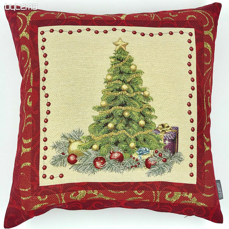 Funda de almohada decorativa navideña ÁRBOL EN UN MARCO