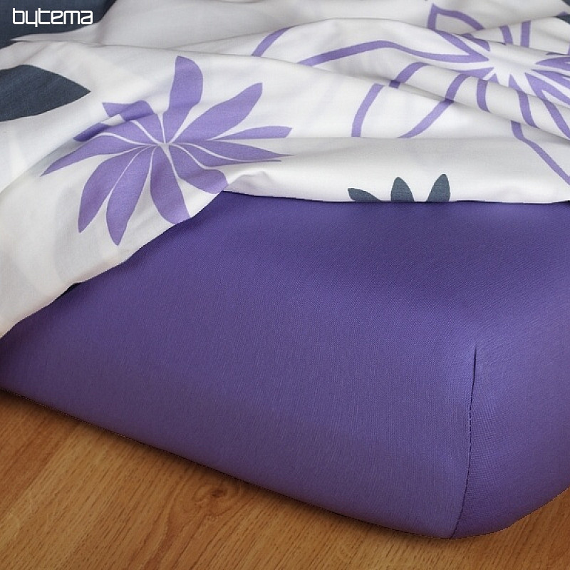 Sábana jersey color MORADO