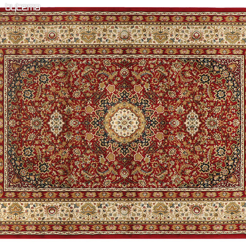 Alfombra pieza KENDRA 711 beige / rojo