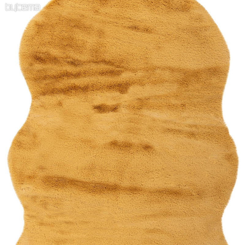 Alfombra moderna COZY 500 oro/amarillo