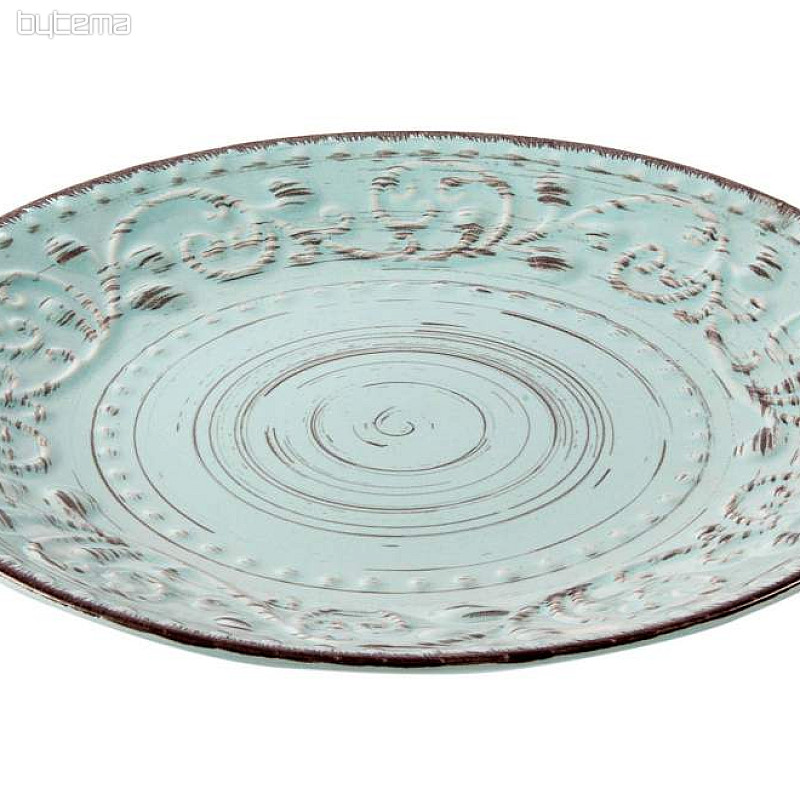 Plato Llano RELIEVE AZUL 21X2 CM