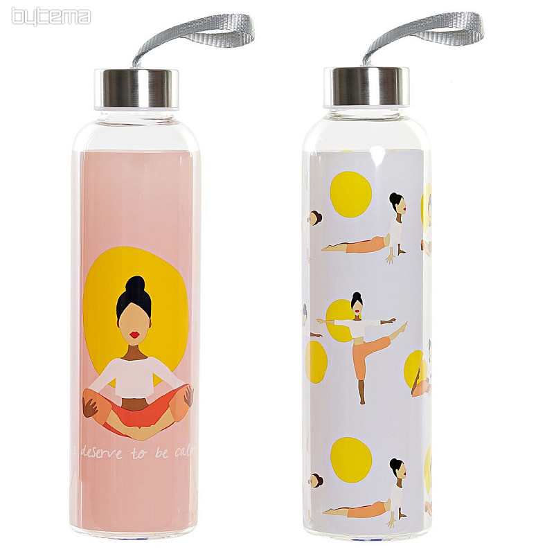 Botella de cristal YOGA 550 ml