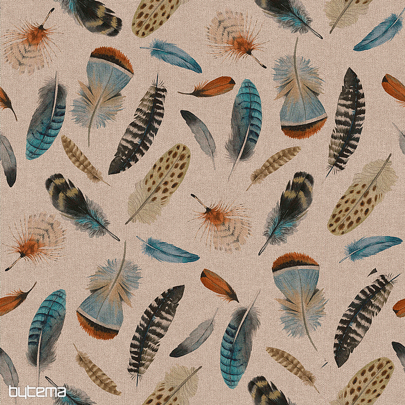 Tela decorativa OTONO FEATHERS 601 impresión digital
