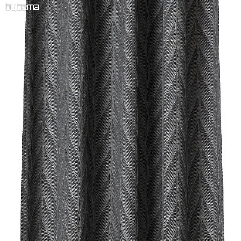 Cortina decorativa PAJA negro-gris 146x245