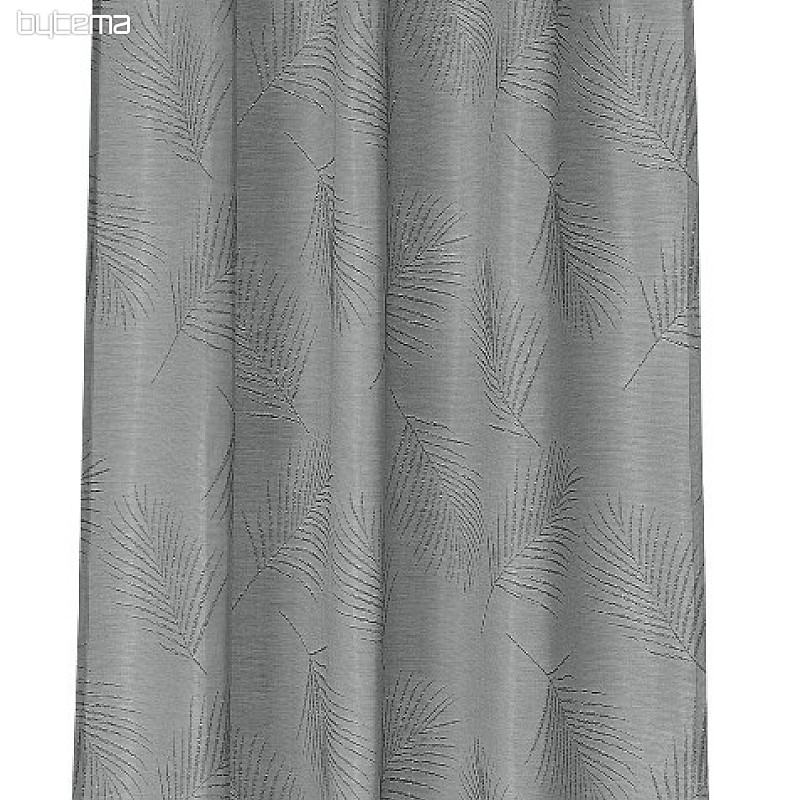 Cortina decorativa PALOMA oscuro gris 146x245