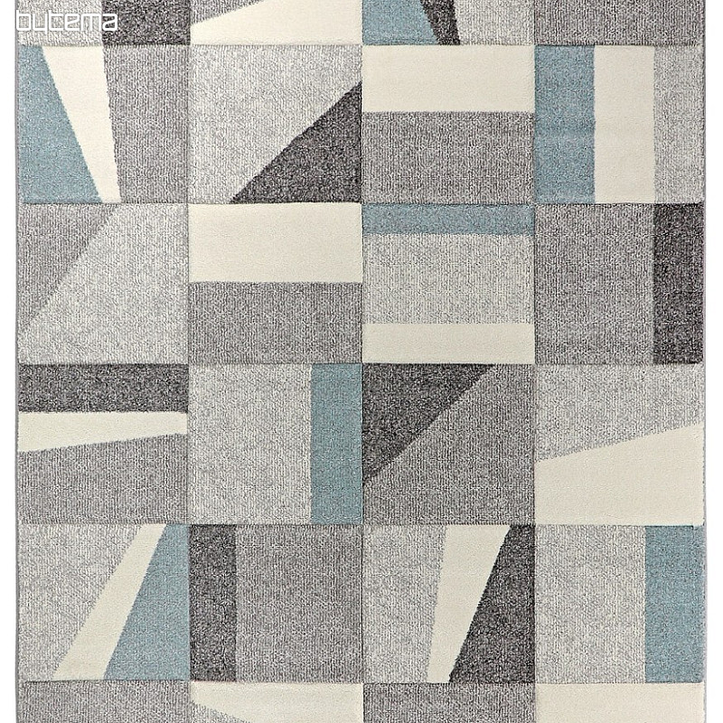 Alfombra pieza moderna DIAMOND cuadros geométricos