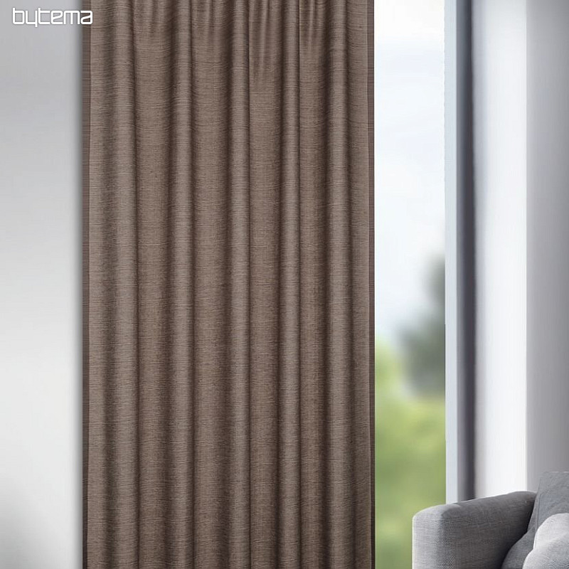 Cortina decorativa PATTY marrón 135x245