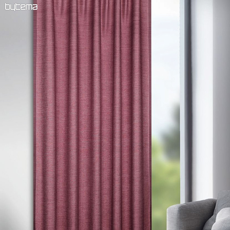 Cortina decorativa PATTY burdeos 135x245