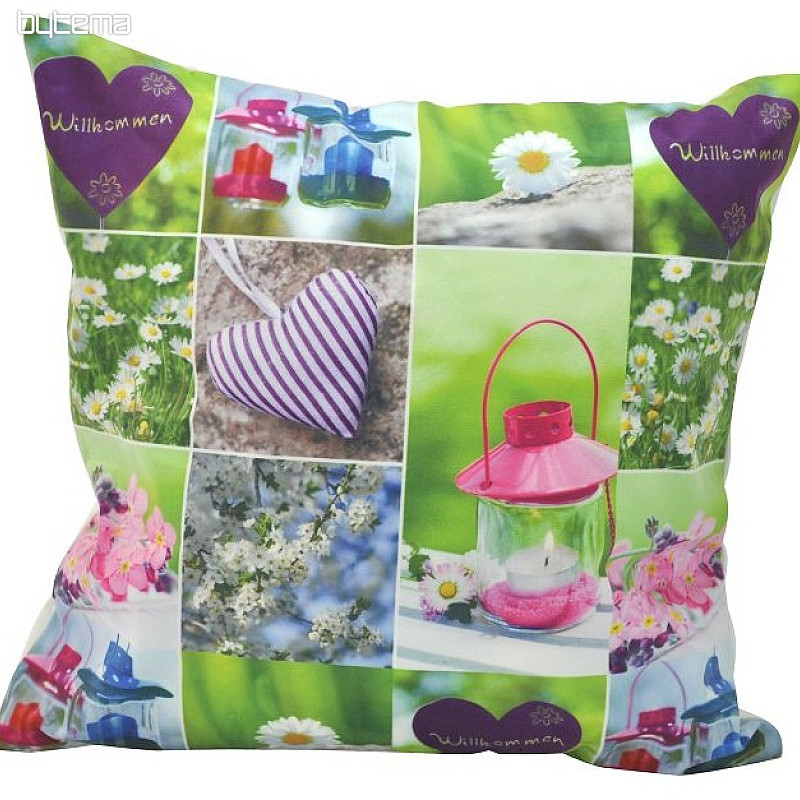 Funda de cojín decorativa JARDÍN PRIMAVERA II