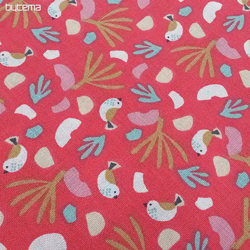 Tela de algodón LIPO PÁJAROS