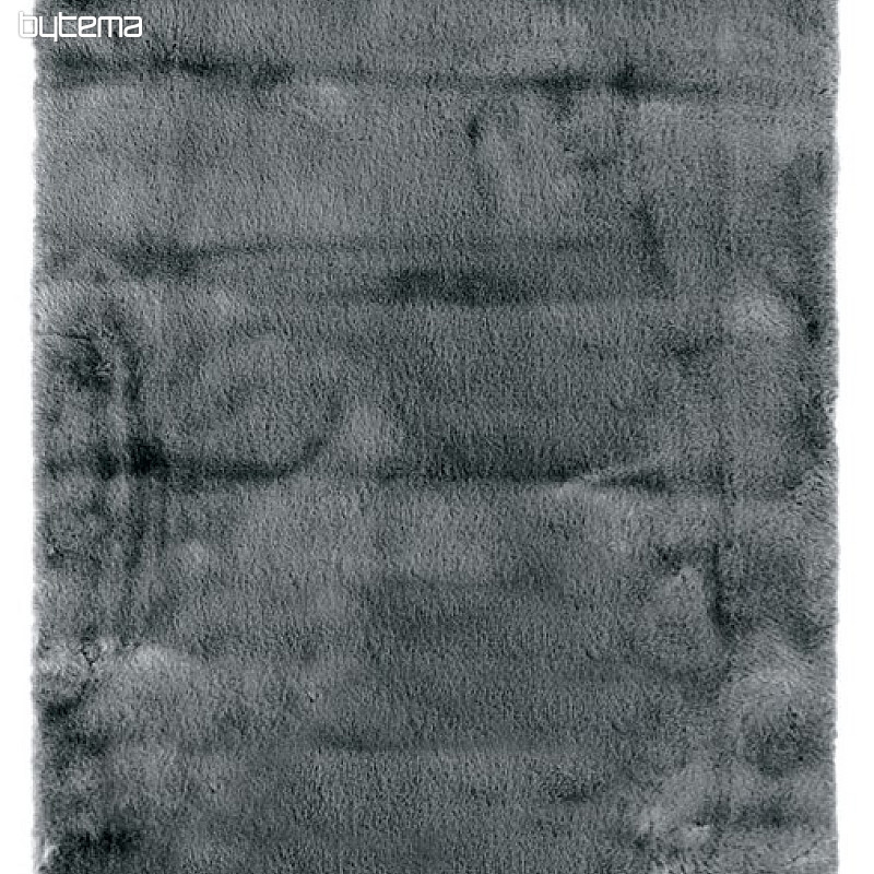 Alfombra pieza de lujo CONEJO NUEVO gris oscuro