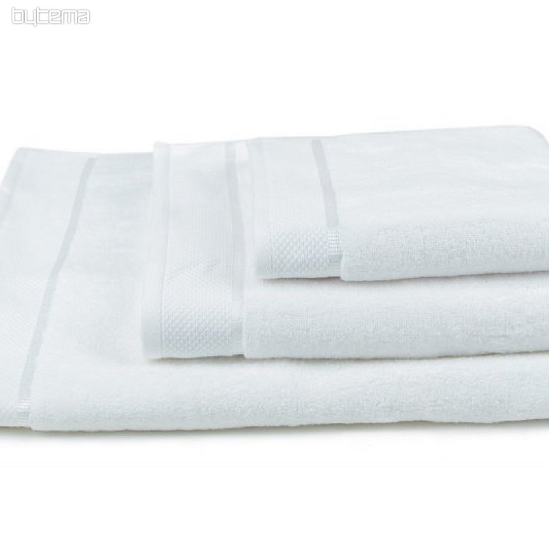 Toalla y toalla de baño MIKRO blanca