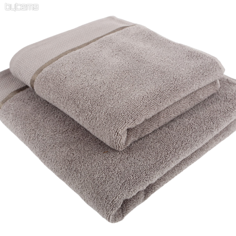Toalla y toalla de baño MIKRO gris claro