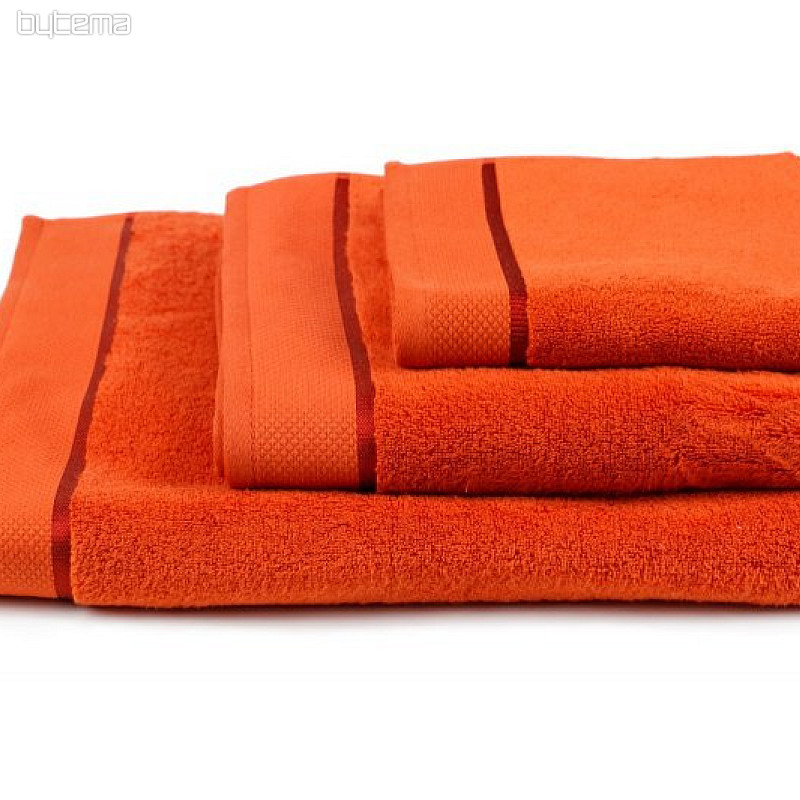 Toalla y toalla de baño MIKRO terracota