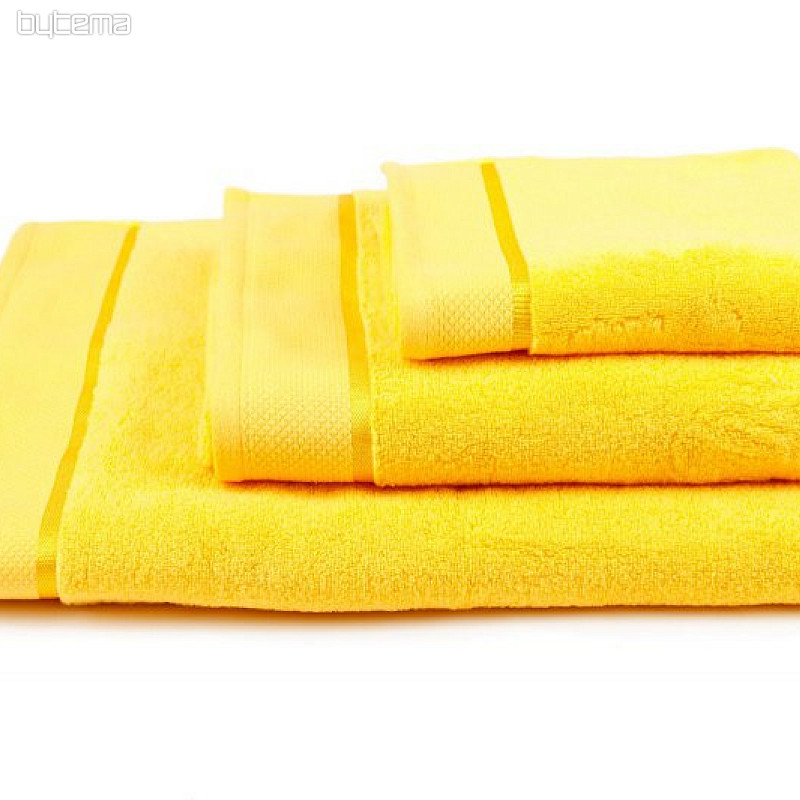 Toalla y toalla de baño MIKRO amarilla