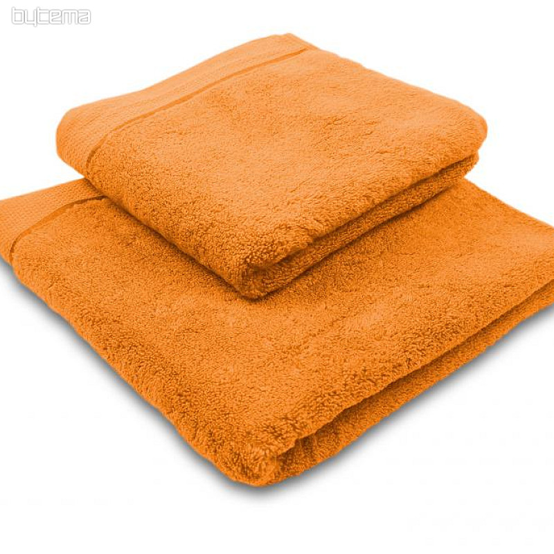 Toalla y toalla de baño MIKRO Naranja-mostaza