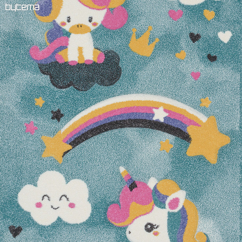 Alfombra infantil PASTEL unicornio