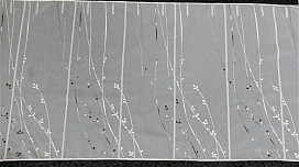 Cortina corta lujosa - altura 50 cm