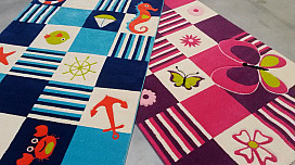 Alfombras infantiles para niños y niñas.