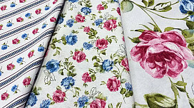 Telas y complementos para el hogar con rosas: haz florecer tu hogar