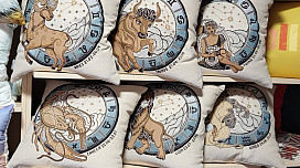 Fundas de Cojín Tapiz SIGNOS ZODIACOS