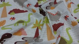Ampliamos la oferta de telas infantiles con animales.